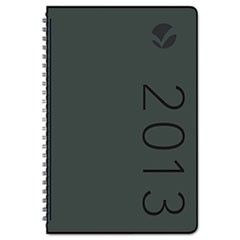 AT-A-GLANCE Contemporary Wirebound Weekly/Monthly Planner, 4-7/8 x 8, Black, 2013 AAG70100X05