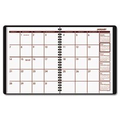 AT-A-GLANCE Designer Monthly Planner, 6-7/8 x 8-3/4, Black Check, 2012 AAG78120290