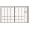 AT-A-GLANCE Fashion Unruled Monthly Planner, 6-7/8 x 8-3/4, Blue, 2012 AAG7012420