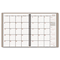 AT-A-GLANCE Fashion Unruled Monthly Planner, 6-7/8 x 8-3/4, Red, 2012 AAG7012413