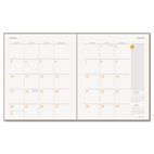 AT-A-GLANCE Monthly Planner & Notebook, Gray, 9 1/4" x 11", 2012-2013 AAG70620430
