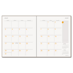 AT-A-GLANCE Monthly Planner & Notebook, Gray, 9 1/4" x 11", 2012-2013 AAG70620430