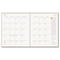 AT-A-GLANCE Monthly Planner & Notebook, Gray, 9 1/4" x 11", 2012-2013 AAG70620430