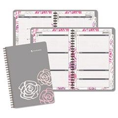 AT-A-GLANCE Pink Petals Weekly/Monthly Planner, 4-7/8 x 8, Pink/Gray, 2013 AAG79720013