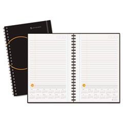 AT-A-GLANCE Planning Notebook With Reference Calendar, Black, 6" x 9" AAG70621005