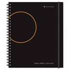 AT-A-GLANCE Planning Notebook With Reference Calendar, Black, 9 1/2" x 11" AAG70620905