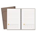 AT-A-GLANCE Planning Notebook With Reference Calendar, Gray, 6" x 9" AAG70621030