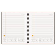 AT-A-GLANCE Planning Notebook With Reference Calendar, Orange, 9 1/4" x 11" AAG80620934
