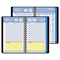 AT-A-GLANCE QuickNotes Recycled Daily/Monthly Appointment Book, Black, 4 7/8" x 8", 2012 AAG760405