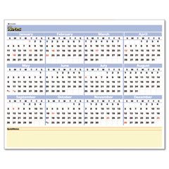 AT-A-GLANCE QuickNotes Recycled Mini Erasable Wall Planner, 16 x 12, 2012 AAGPM550B28