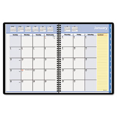 AT-A-GLANCE QuickNotes Recycled Monthly Planner, Jan.-Dec., Black, 8 1/4" x 10 7/8", 2012 AAG760605