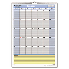 AT-A-GLANCE QuickNotes Recycled Wall Calendar, 12" x 17", 2012 AAGPM5228
