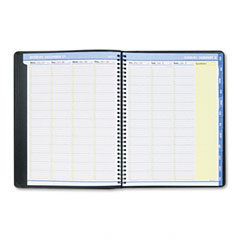 AT-A-GLANCE QuickNotes Recycled Weekly/Monthly Appointment Book, Black, 8 1/4 x 10 7/8, 2012 AAG7695005