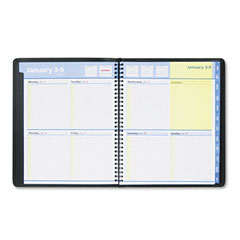 AT-A-GLANCE QuickNotes Recycled Weekly/Monthly Appointment Book, Black, 8" x 9 7/8", 2012 AAG760105