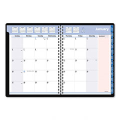 AT-A-GLANCE QuickNotes Special Edition Recycled Monthly Planner, Black, 8 1/4 x 10 7/8, 2012 AAG76PN0605