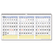 AT-A-GLANCE QuickNotes Three-Month Horizontal Wall Calendar, 23 1/2" x 12", 2011-2013 AAGPM1528