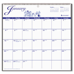 AT-A-GLANCE Recycled 12-Month Illustrator's Edition Wall Calendar, 12" x 11 3/4", 2012 AAGG100017