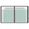 AT-A-GLANCE Recycled Class Record Book, 10-7/8 x 8-1/4, Black AAG8015005