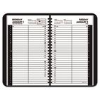 AT-A-GLANCE Recycled Daily Appointment Book, Black, 4 7/8" x 8", 2012 AAG7080005