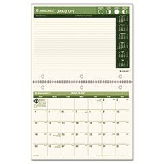 AT-A-GLANCE Recycled Desk/Wall Calendar, 8 1/2" x 11", 2012 AAGPM170G28