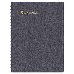AT-A-GLANCE Recycled Eight-Person Group Daily Appointment Book, Black, 8 1/2" x 11", 2013 AAG7021273