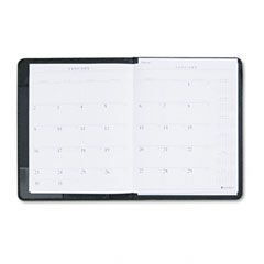 AT-A-GLANCE Recycled Executive Monthly Padfolio, Black, 9" x 11", 2012-2013 AAG7029005