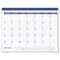 AT-A-GLANCE Recycled Fashion Desk Pad, Blue, 22" x 17", 2012 AAGSK2517