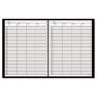 AT-A-GLANCE Recycled Four-Person Group Undated Daily Appointment Book, 8-1/2 x 11, Black AAG8031005
