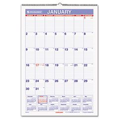 AT-A-GLANCE Recycled Monthly Erasable Wall Calendar, 15 1/2" x 22 3/4", 2012 AAGPMLM0328