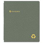 AT-A-GLANCE Recycled Monthly Planner, Black, 9" x 11", 2012-2013 AAG70260G05