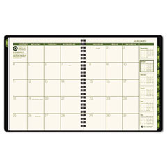 AT-A-GLANCE Recycled Monthly Planner, Green, 6 7/8" x 8 3/4", 2012 AAG70120G60