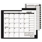 AT-A-GLANCE Recycled Monthly Planner, Unruled, 3-1/2 x 6-1/8, Black, 2012-2013 AAG7006405