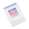 AT-A-GLANCE Recycled Monthly Wall Calendar, Blue and Red, 12" x 17", 2012 AAGPM228