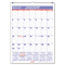 AT-A-GLANCE Recycled Monthly Wall Calendar, Blue and Red, 8" x 11", 2012 AAGPM128