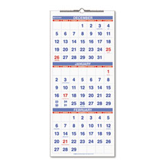 AT-A-GLANCE Recycled Three-Month Reference Wall Calendar, 12" x 27", 2011-2013 AAGPM1128