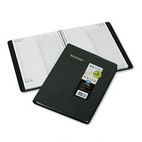 AT-A-GLANCE Recycled Two-Person Daily Appointment Book, 8 x 10-7/8, Black, 2012 AAG7022205