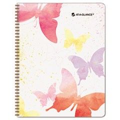 AT-A-GLANCE Recycled Watercolors Weekly/Monthly Planner, Design, 8 1/2" x 11", 2013 AAG791905G
