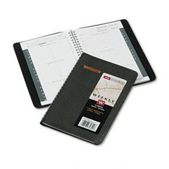AT-A-GLANCE Recycled Weekly Appointment Book, 4-7/8 x 8, Black, 2012 AAG7007505