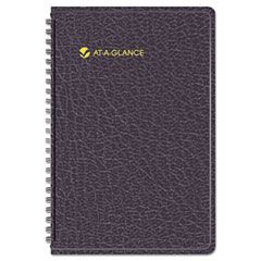 AT-A-GLANCE Recycled Weekly Appointment Book, Black, 4 7/8" x 8", 2012 AAG7010005