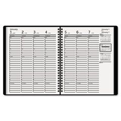AT-A-GLANCE Recycled Weekly Appointment Book, Black, 6 7/8" x 8 3/4", 2012-2013 AAG7086505