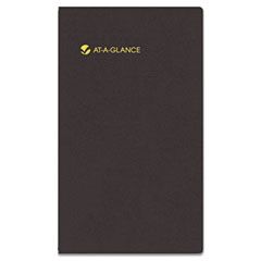 AT-A-GLANCE Recycled Weekly Appt. Book with Memo Pad, Refillable, 3-1/4 x 6-1/4, Black, 2012 AAG7000805