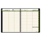 AT-A-GLANCE Recycled Weekly/Monthly Appointment Book, Black, 8 1/4" x 10 7/8", 2012 AAG70950G05