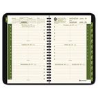 AT-A-GLANCE Recycled Weekly/Monthly Appointment Book, Green, 4 7/8" x 8", 2012 AAG70100G60