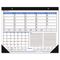 AT-A-GLANCE Recycled Weekly/Monthly Desk Pad, Blue and Black, 22" x 17", 2012 AAGSK62500