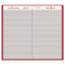 AT-A-GLANCE Standard Diary Recycled Daily Diary, 8 3/16 x 13 7/16, Red AAGSD38173