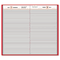 AT-A-GLANCE Standard Diary Recycled Daily Diary, Red, 7 11/16" x 12 1/8" AAGSD37613