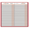 AT-A-GLANCE Standard Diary Recycled Daily Journal, Red, 7 11/16" x 12 1/8" AAGSD37713