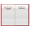 AT-A-GLANCE Standard Diary Recycled Daily Reminder, Red, 4 3/16 x 6 1/2 AAGSD38513