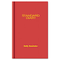 AT-A-GLANCE Standard Diary Recycled Daily Reminder, Red, 4 3/16 x 6 1/2 AAGSD38513