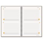 AT-A-GLANCE Two-Days-Per-Page Planning Notebook, Orange, 8 1/2" x 11", 2012 AAG80620330